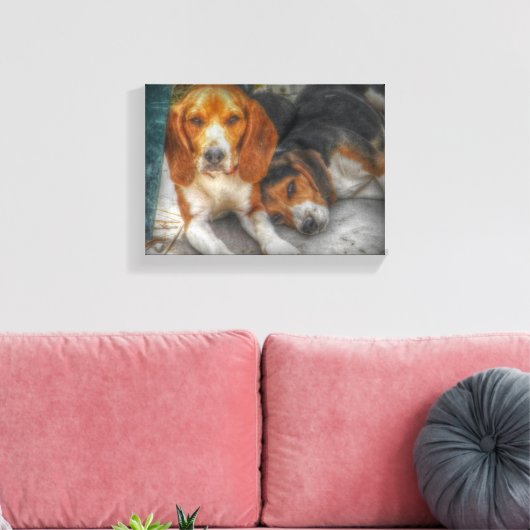 Beagle Brothers Leinwanddruck (Insitu (Wohnzimmer))