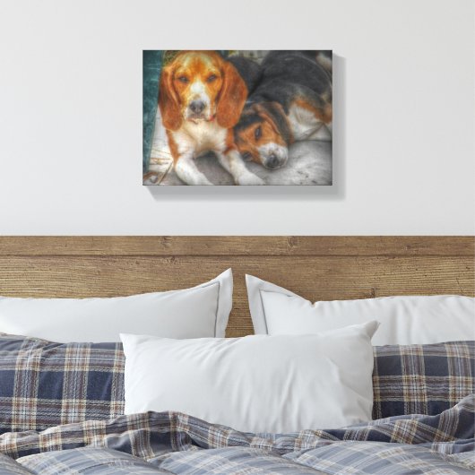 Beagle Brothers Leinwanddruck (Insitu (Schlafzimmer))