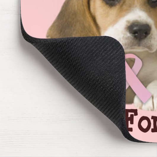 Beagle-Brustkrebs Mousepad (Ecke)