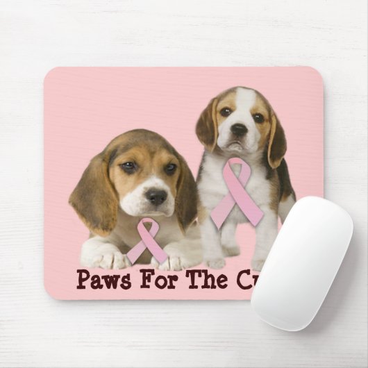 Beagle-Brustkrebs Mousepad (Mit Mouse)