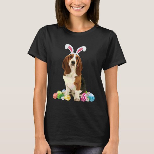 Beagle Bunny Easter Egg Hunt Beagle Dog Owner T-Shirt (Vorderseite)