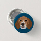 Beagle Button (Vorne & Hinten)