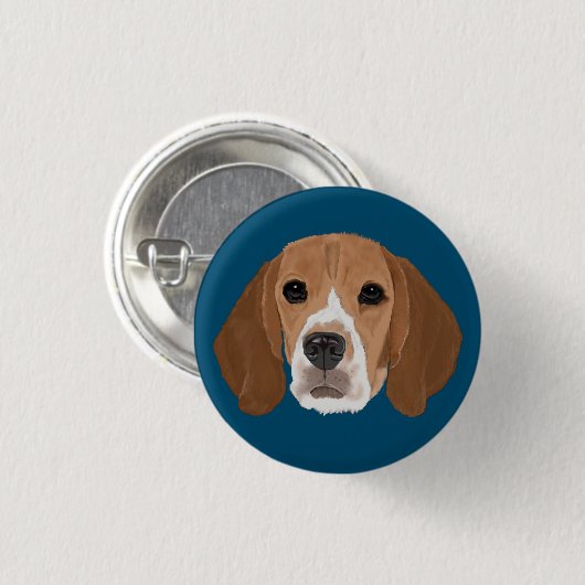 Beagle Button (Vorne & Hinten)