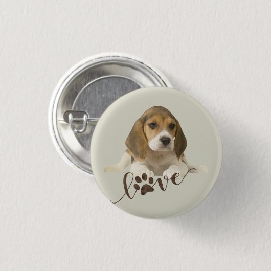 Beagle Button (Vorne & Hinten)