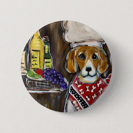 Beagle Button (Vorderseite)