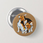 Beagle Button (Vorne & Hinten)