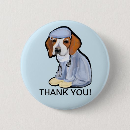 Beagle Button (Vorderseite)