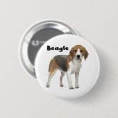 Beagle Button (Vorne & Hinten)