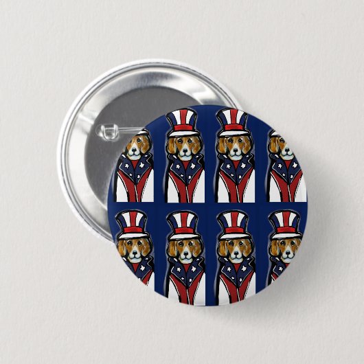 BEAGLE BUTTON (Vorne & Hinten)