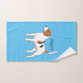 Beagle Cartoon Badhandtuch Set (Handtuch)