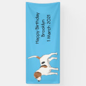 Beagle Cartoon Banner (Vertikal)