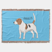 Beagle Cartoon Decke (Vorderseite)