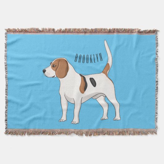 Beagle Cartoon Decke (Vorderseite)