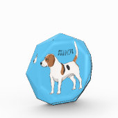 Beagle Cartoon Fotoblock (Links)