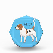 Beagle Cartoon Fotoblock (Vorderseite)