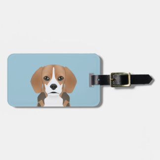 Beagle-Cartoon Gepäckanhänger
