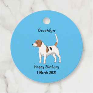 Beagle Cartoon Geschenkanhänger