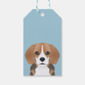 Beagle Cartoon Geschenkanhänger (Rückseite)