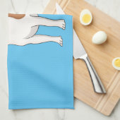 Beagle Cartoon Geschirrtuch (Viertel Falte)