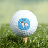 Beagle Cartoon Golfball (Insitu T-Shirt)
