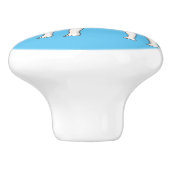 Beagle Cartoon Keramikknauf (Seitenansicht)