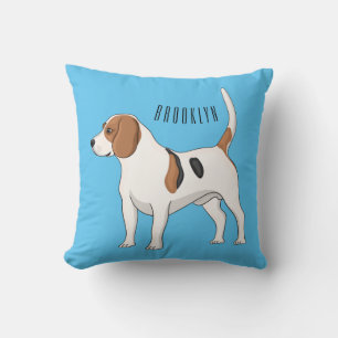 Beagle Cartoon Kissen