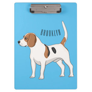 Beagle Cartoon Klemmbrett