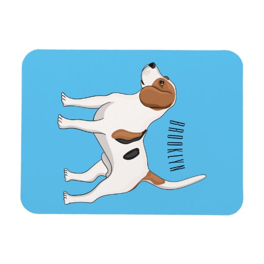 Beagle Cartoon Magnet (Horizontal)