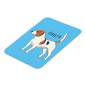 Beagle Cartoon Magnet (Linke Seite)