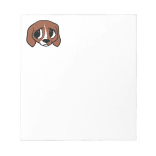 Beagle Cartoon Notizblock