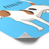 Beagle Cartoon Poster (Ecke)