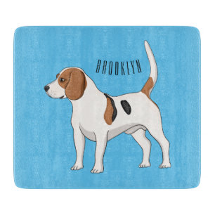 Beagle Cartoon Schneidebrett