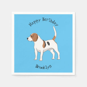 Beagle Cartoon Serviette