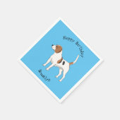 Beagle Cartoon Serviette (Ecke)