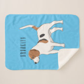 Beagle Cartoon Sherpadecke (Vorderseite (Horizontal))