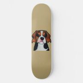 Beagle - Cartoon Skateboard (Vorderseite)
