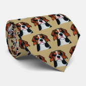 Beagle - Cartoon Socken Krawatte (Gerollt)