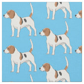 Beagle Cartoon Stoff (Nahaufnahme)