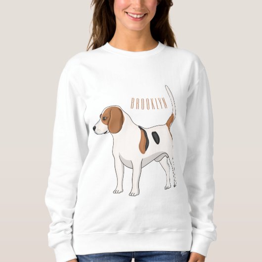 Beagle Cartoon Sweatshirt (Vorderseite)