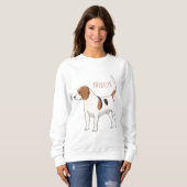 Beagle Cartoon Sweatshirt (Vorne ganz)