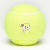 Beagle Cartoon Tennisbälle (Rückseite)