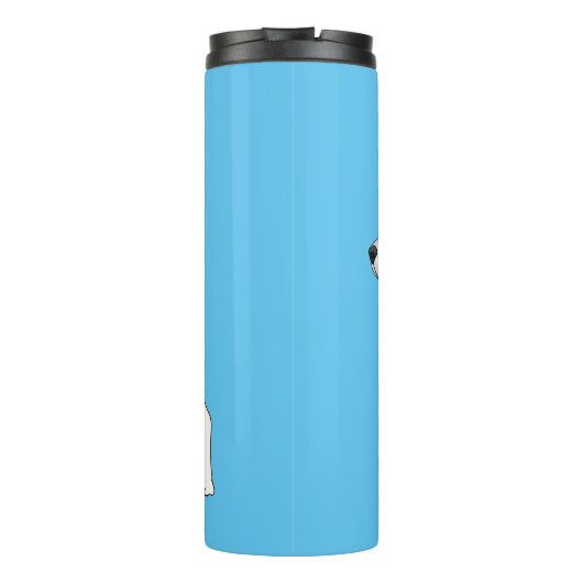 Beagle Cartoon Thermosbecher (Rückseite)