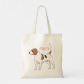 Beagle Cartoon Tragetasche (Rückseite)