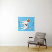 Beagle Cartoon Wandteppich (Beispiel (Horizontal))