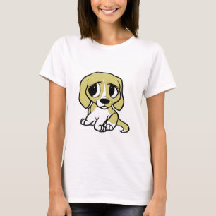Beagle Cartoon Zitronenwein T-Shirt