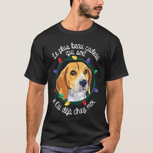 Beagle Christmas for Dog T-Shirt (Vorderseite)