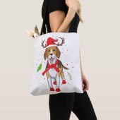 Beagle Christmas Funny Christmas Gift Tasche (Von Nahem)