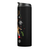 Beagle Christmas Funny Christmas Gift Thermosbecher (Nach rechts gedreht)