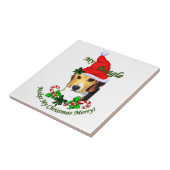 Beagle Christmas Merry Fliese (Seite)