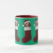 Beagle Christmas Stocking Tasse (Zentrum)